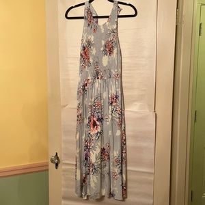 REDUCED PRICE Bleuh Ciel flowy grey Summer dress